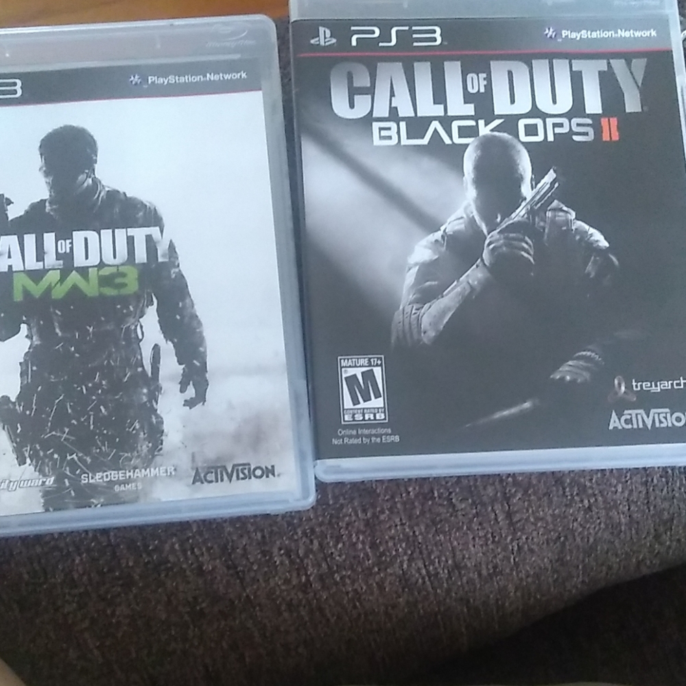 PS3 MW3 & Black Ops II